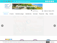 Tablet Screenshot of dental-care-croatia.com